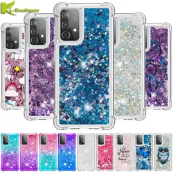 For Samsung Galaxy A52S 5G SM-A528B Case Dynamic Liquid Case on For Samsung A 52S A52 A 52 S A12 A72 A22 A32 5G Phone Cover