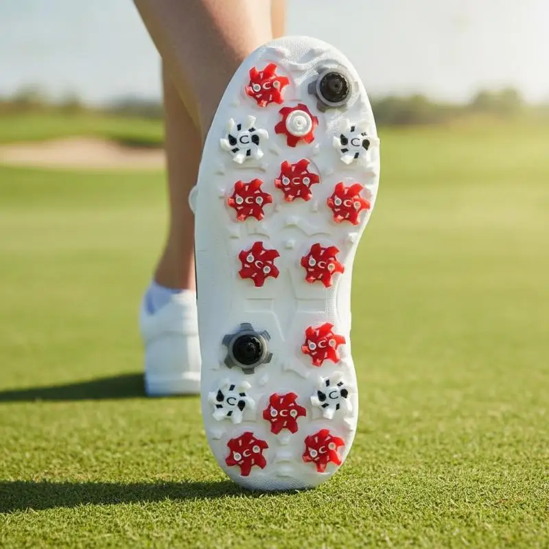 Golf Shoe Replacement Spikes 16/18Pcs Durable TPU Material Anti Slip Easy Install for Men Women Golf Course Training