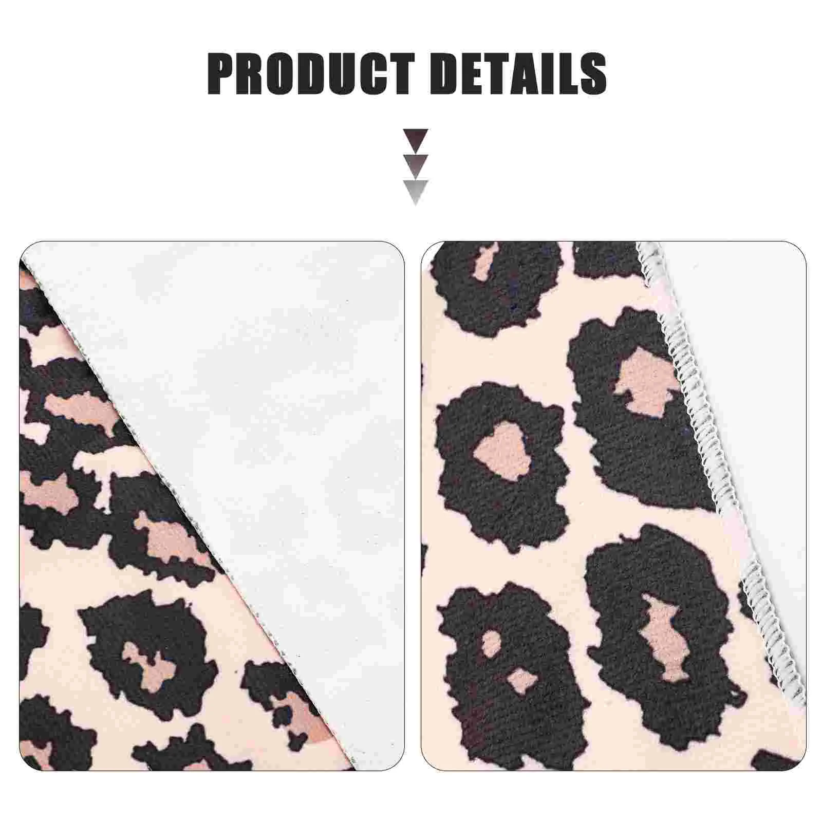 Toalla de baño con estampado de leopardo para gimnasio, playa transpirable, cómoda fibra decorativa para fiesta de natación