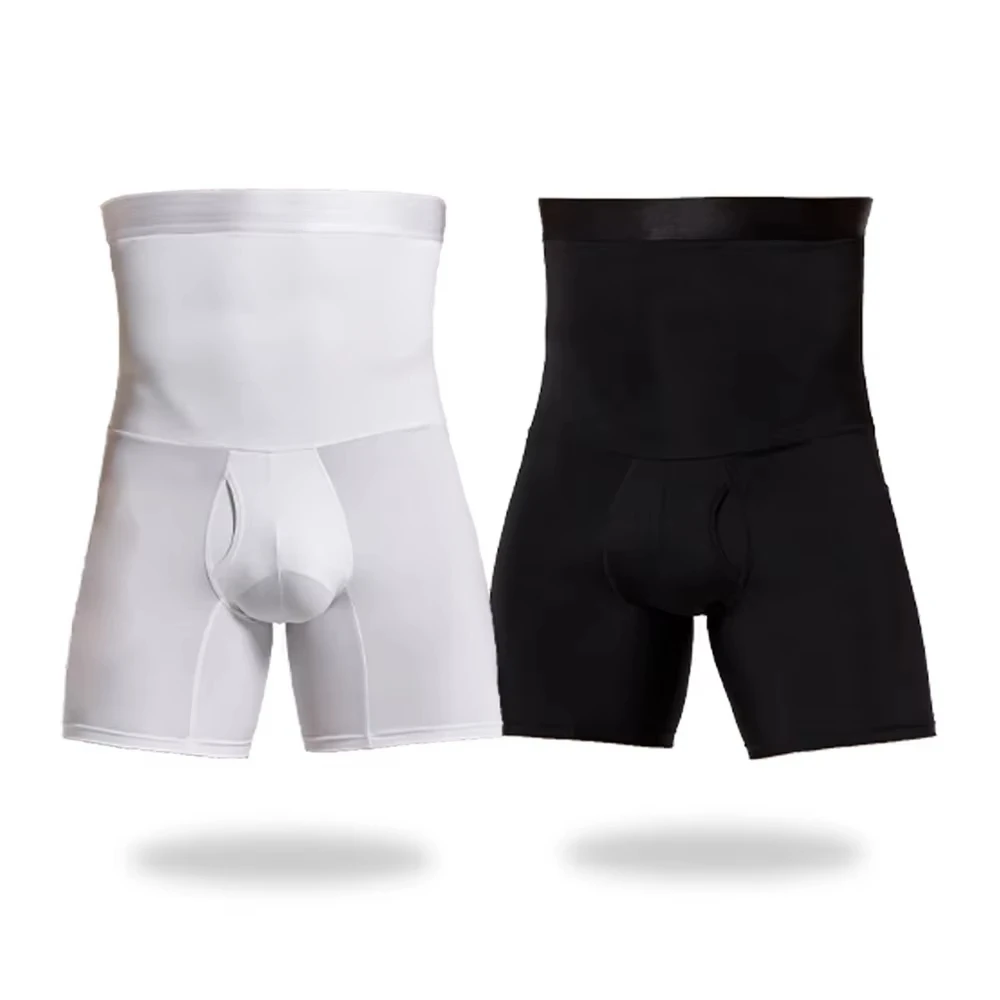 Men Tummy Control Shorts Body Shaper Compression High Waist Trainer Belly Tummy Control Slimming Shapewear Boxer Underwear Fajas