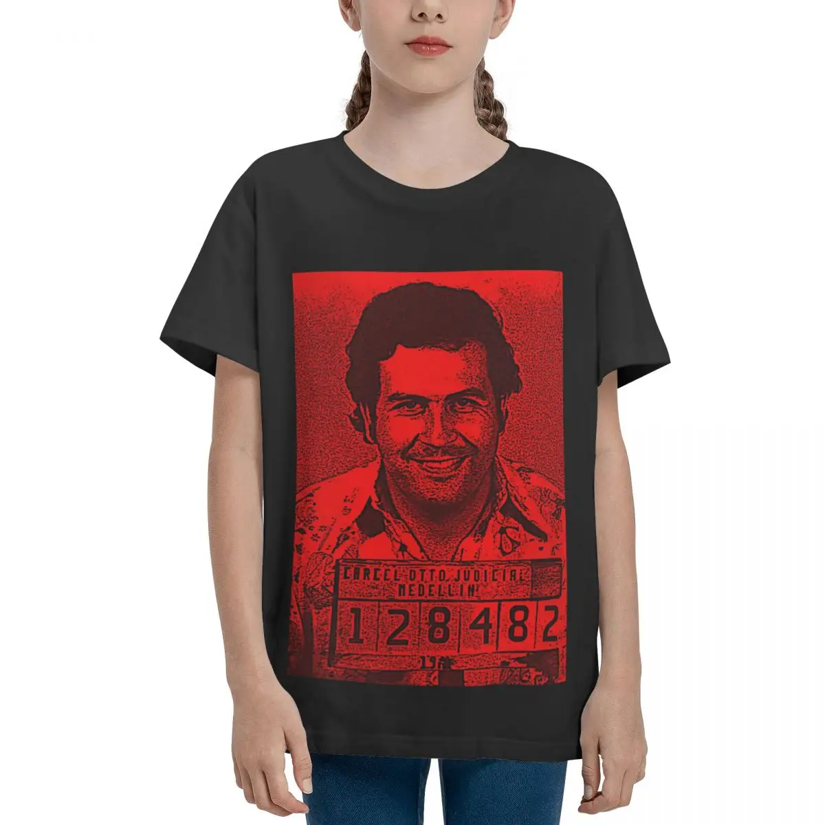 Adolescents Basic Short Sleeve T-Shirt Pablo Escobar ModernTop quality T-shirts Novelty Humor Graphic Adolescents