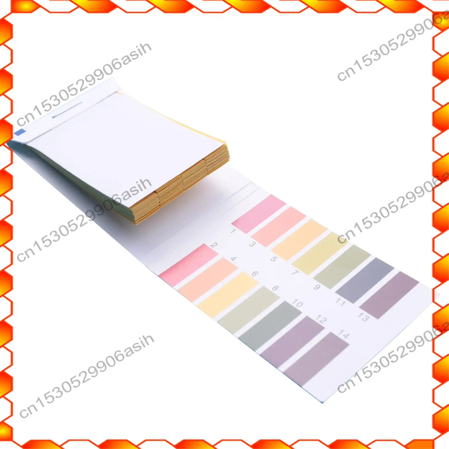 -AT52 2 комплекта 160 полосок 1-14 PH Лакмусовая бумага Ph Test Strips Водная косметика Soil PH Test Paper Strips с картой управления