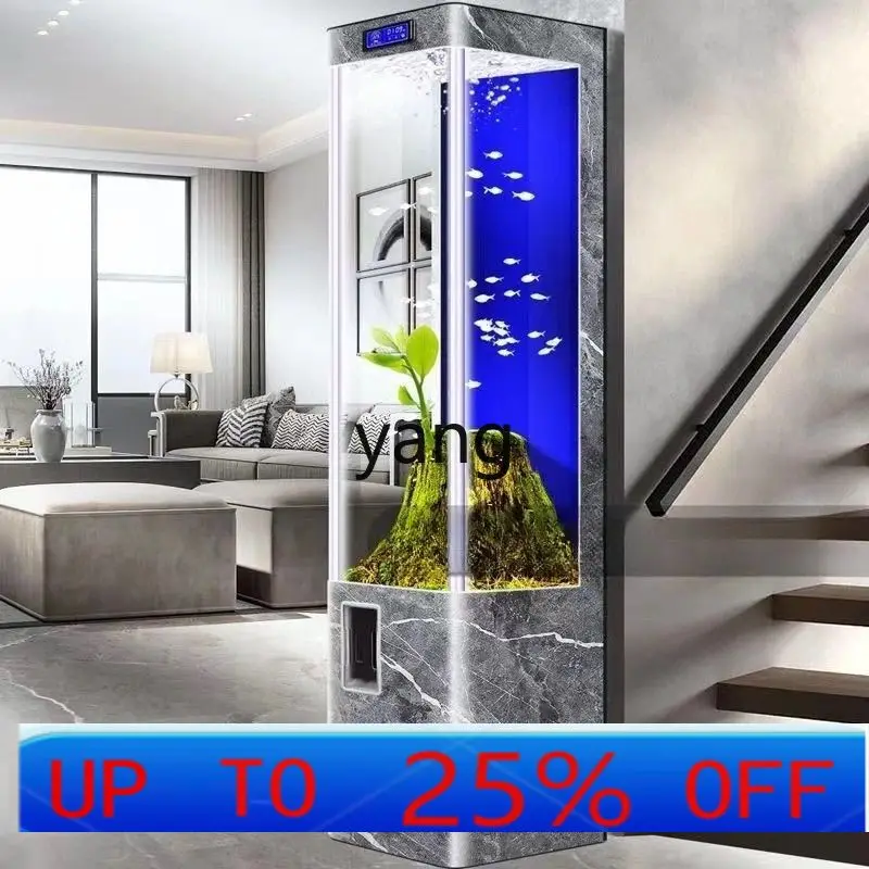 

LH living room small household integrated intelligent aquarium ecological vertical goldfish tank ultra white
