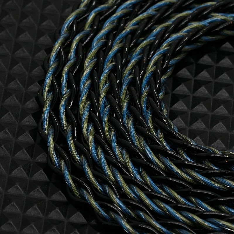 XINHS H14 8-core Jade Green+Black Five Element Hybrid Earphone Upgrade Cable view 3