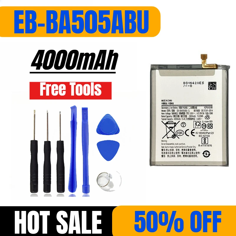 

4000 мАч EB-BA505ABU для аккумуляторов мобильных телефонов Samsung A20/A205/A30/A305A50