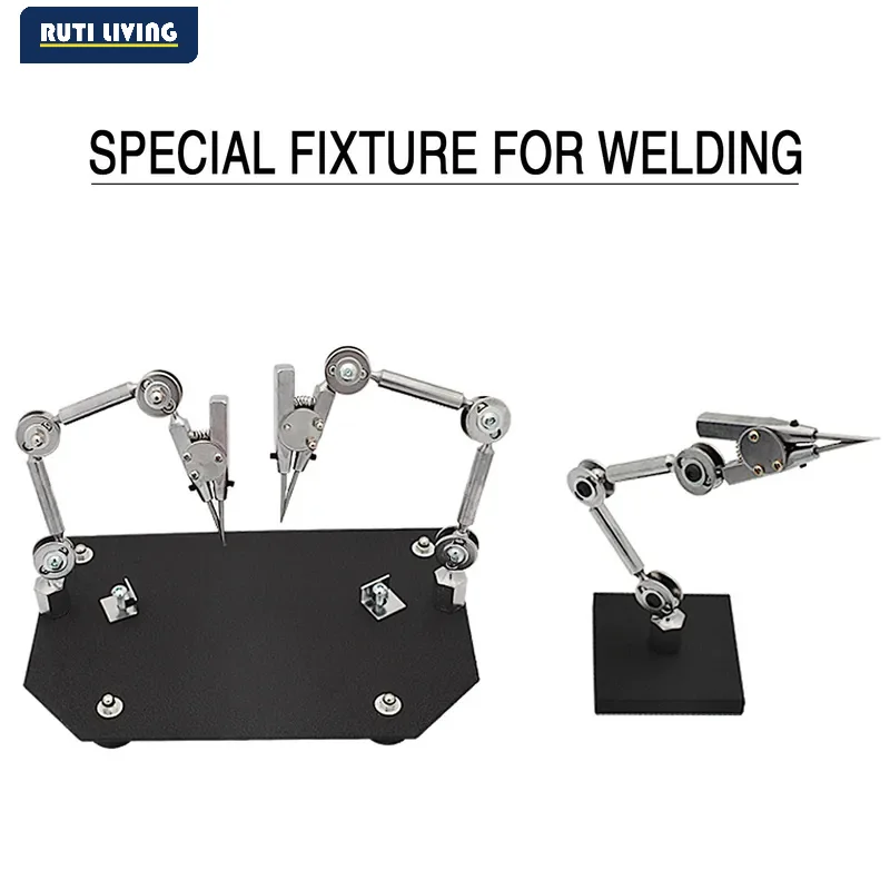 Jewelry Soldering Tweezers Welded Fixture Third Hand Soldering Iron Clip Stand