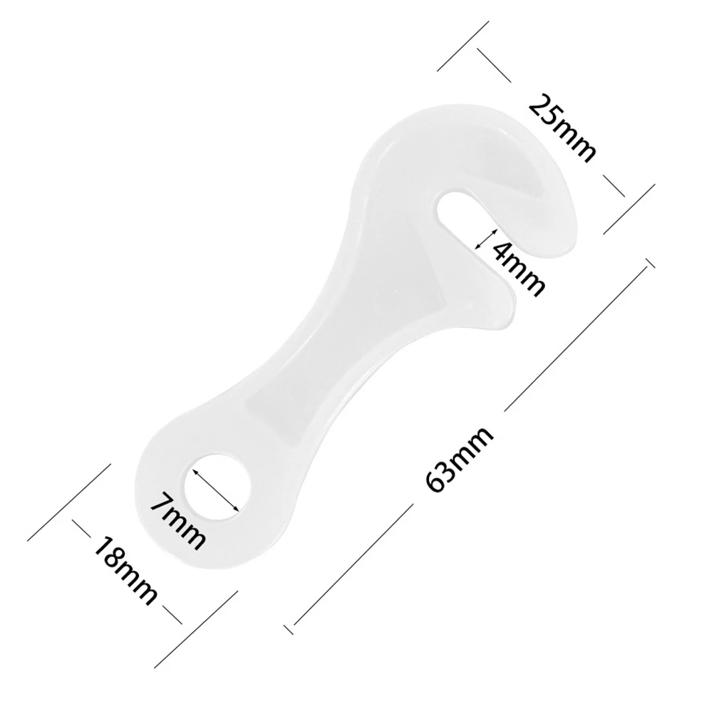 

10 Pcs Windproof and Slip Buckle Tent Rope Fasteners Camping Supply Awnings Buckles Plastic Professional