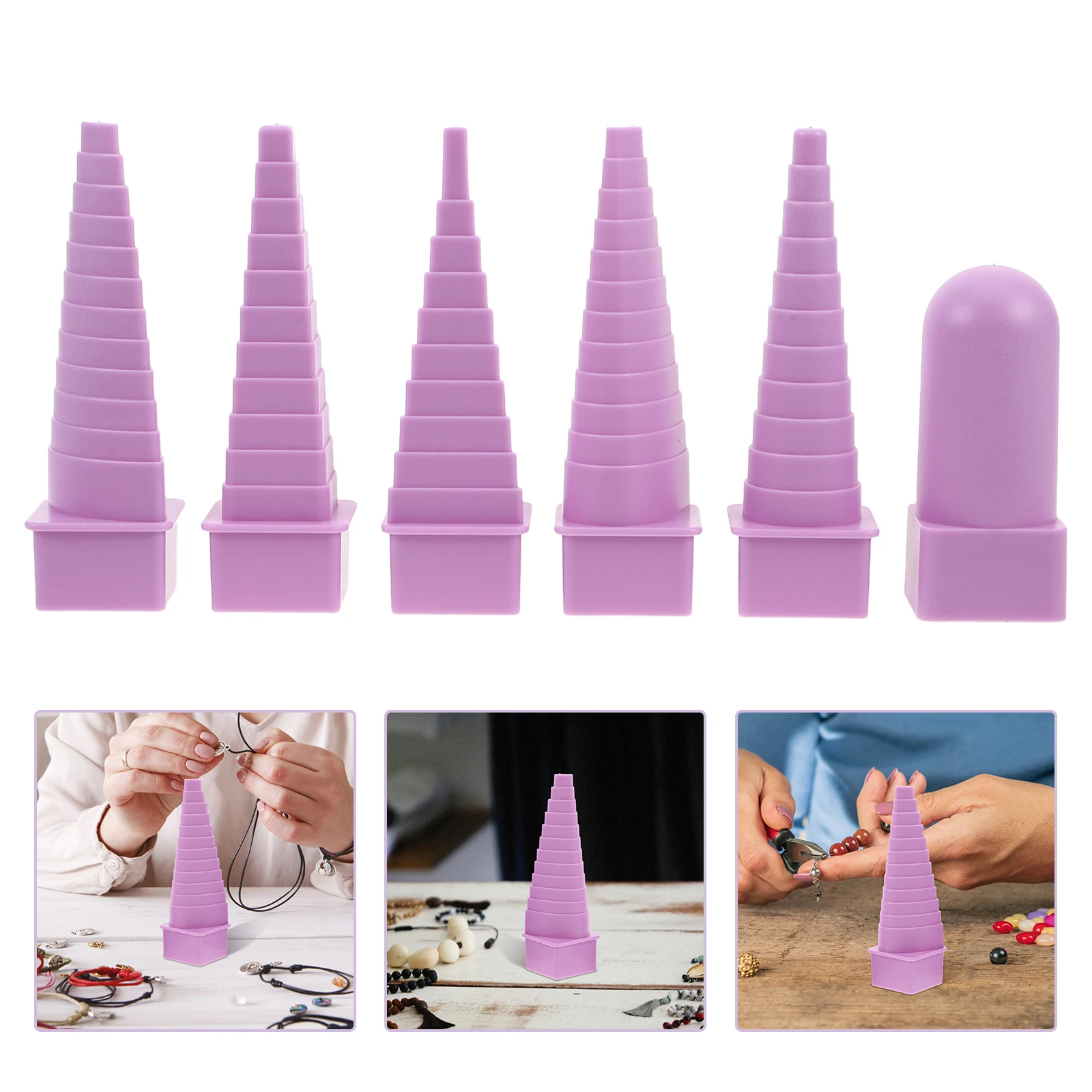 1 Set Multi-Shape Wire Wrapping Tools Jewelry Making Kit For Diy Crafts Paper Quilling Cord Weaving Beading Wire Stripping Tool