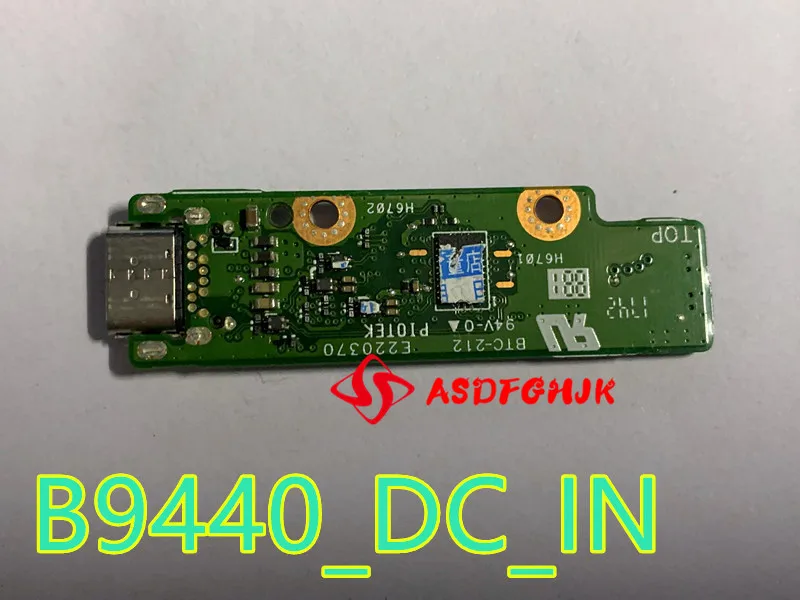 B9440_DC_IN Power Jack Board For ASUS PRO B9440U B9440UA B9440FA B9440F DC-IN Charger Port  100% Perfect Work