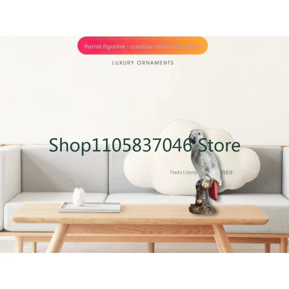 Creative Simulation Parrot Ornament Creative Bird Living Room TV Cabinet Balcony Outdoor Garden Decoration European Crafts