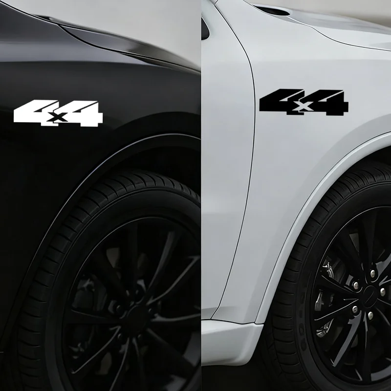 4x4 Off-Road Sticker Various Colors (Black/White/Yellow/Red) Waterproof Decal for Car Laptop Phone High Adhesion Durable Decor