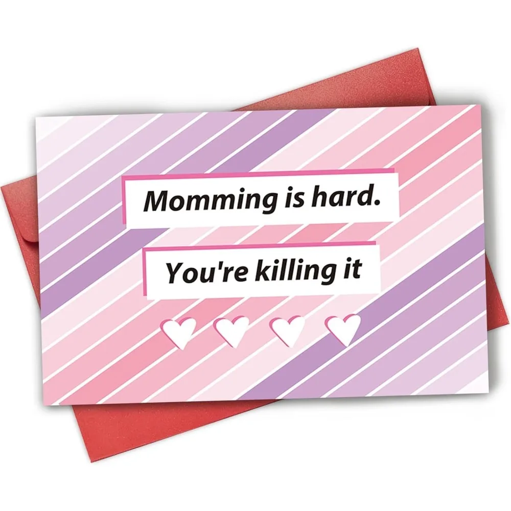 Funny Encouraging Mother's Day Card for Mom, 