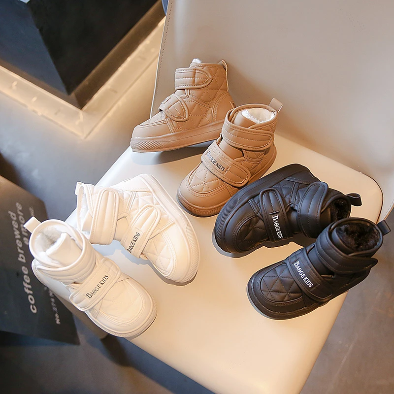 

2025 НОВЫЕ модные и популярные зимние ботинки. Простые детские зимние ботинки. Универсальные теплые повседневные хлопковые ботинки.