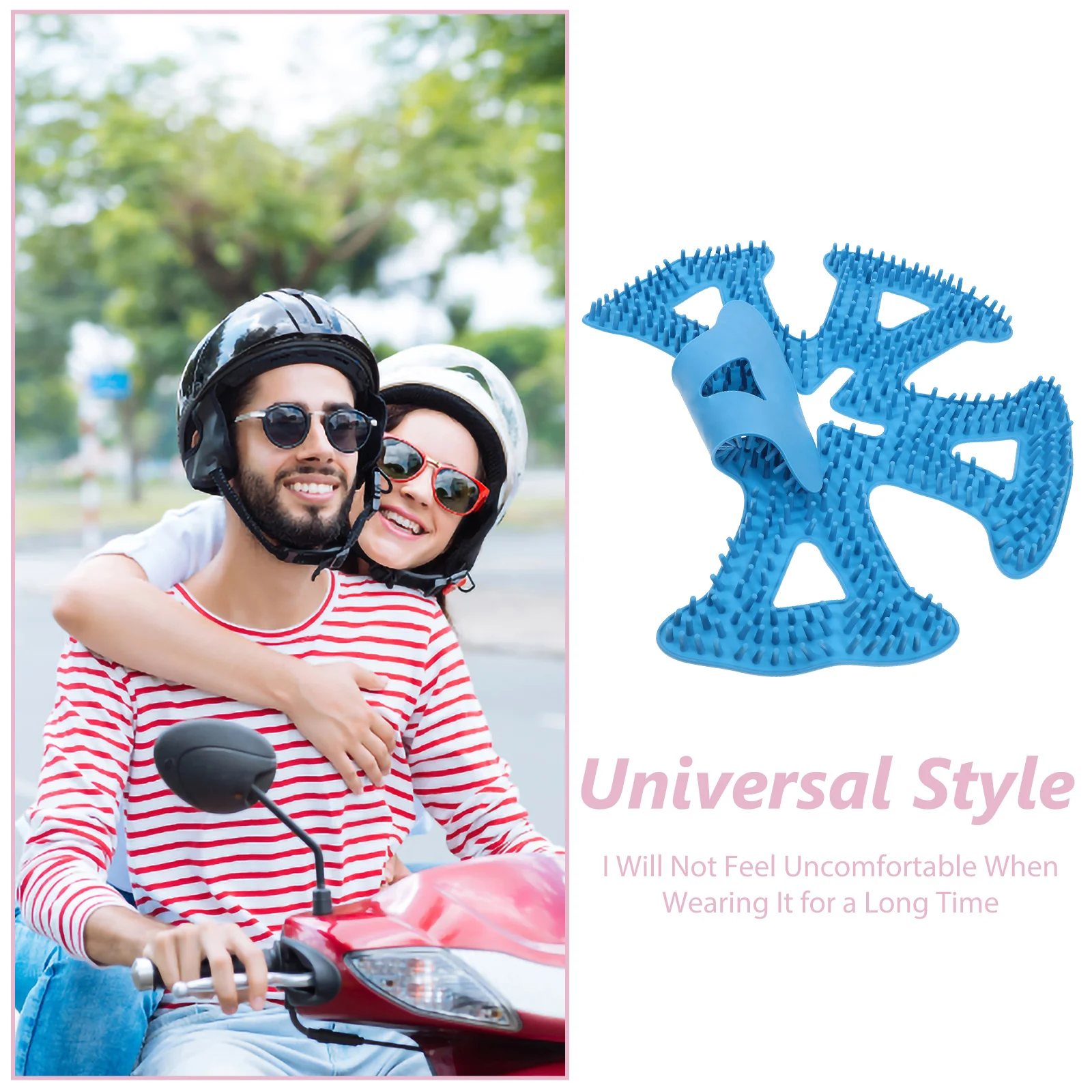 

Inner Pad Lightweight Silicone Breathable Protective Cushion Shock Absorption Liner for Motorcycle Bicycle Electric