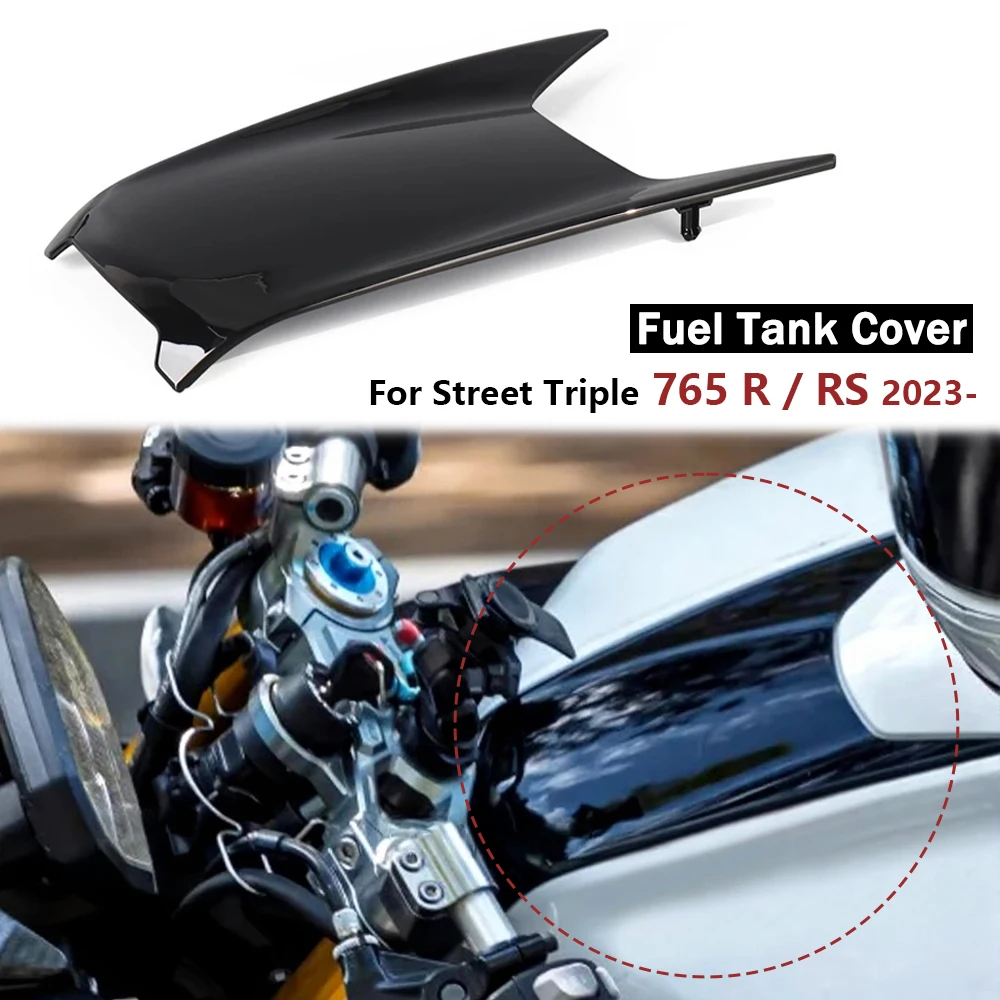 

Motorcycle Fuel Tank Cover For Street Triple 765 R RS 765R 765RS Moto2 2023 2024 Fuel Tank Air Box Front Upper Fairing Cowl