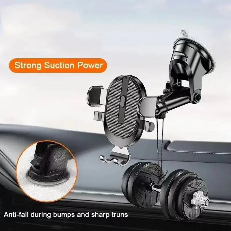 Universal Sucker Car Phone Holder 360 °   Windshield Car Dashboard Mobile Cell Support Bracket for 4.0-7 Inch Smartphones