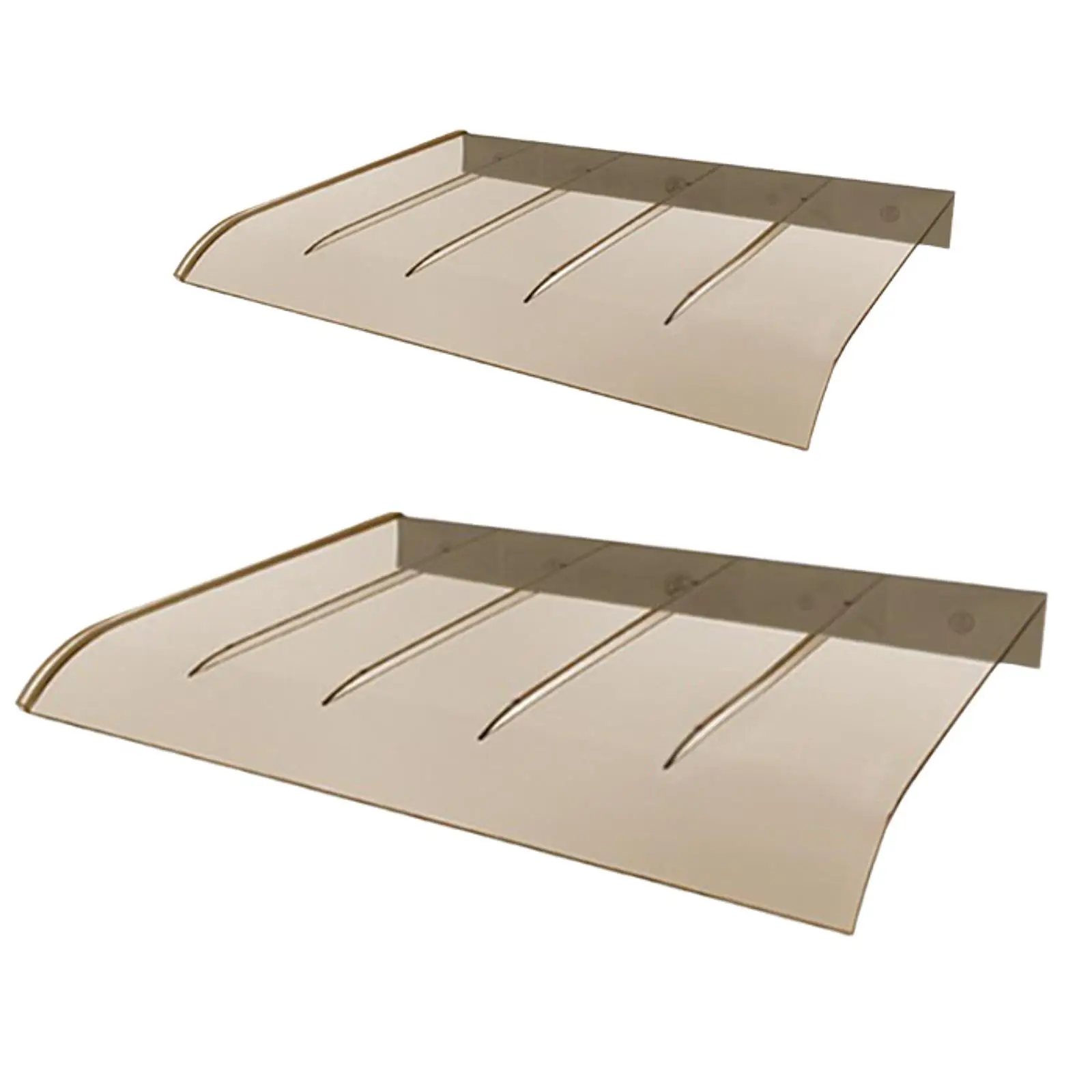 Window Awning Door Canopy, Window Canopy Exterior Weatherproof Brown Sun Rain