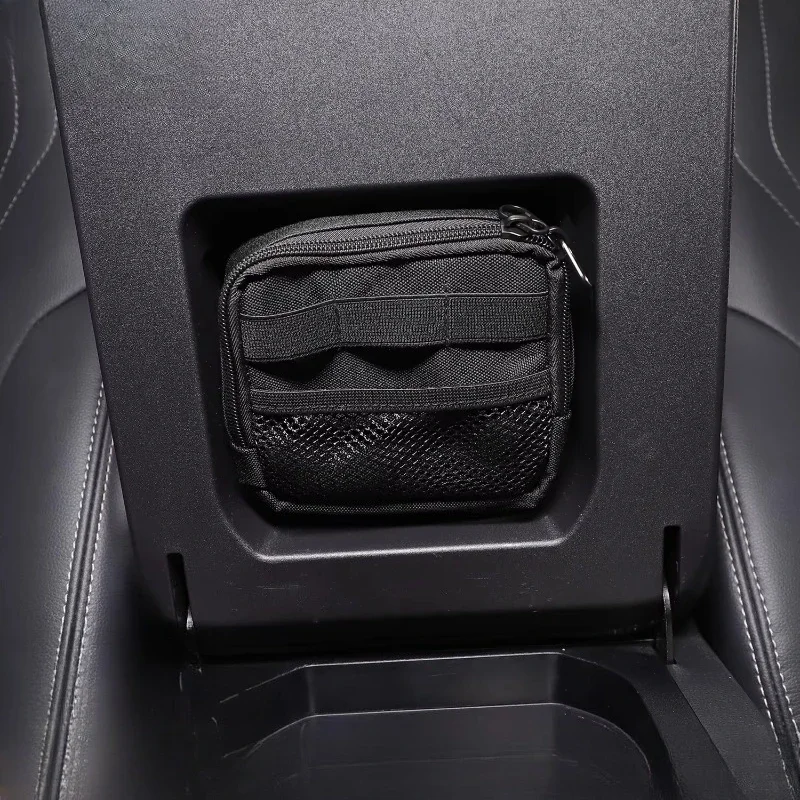 Center Console Armrest Storage Pouch for Toyota Prado 2024 2025 Concealed Organizer Privacy Interior