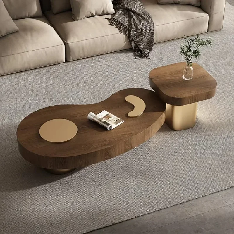 

Premium Luxury Aesthetic Elegant Coffee Table Vintage Small Coffee Table Beauty Classic Table Basse Salon Home Furniture