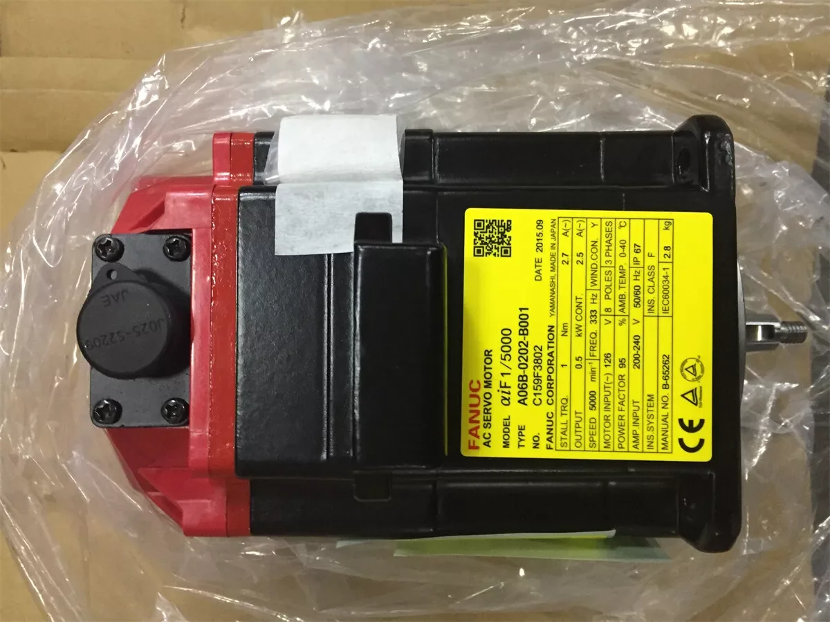

A06B-0202-B001 New Fanuc AC Servo Motor 12 Months Warranty A06B 0202 B001