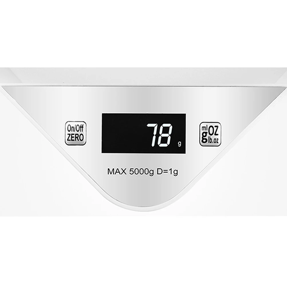 

Kitchen Scale Cooking Tool Number Digital Weight Electronic White Weighing Machine