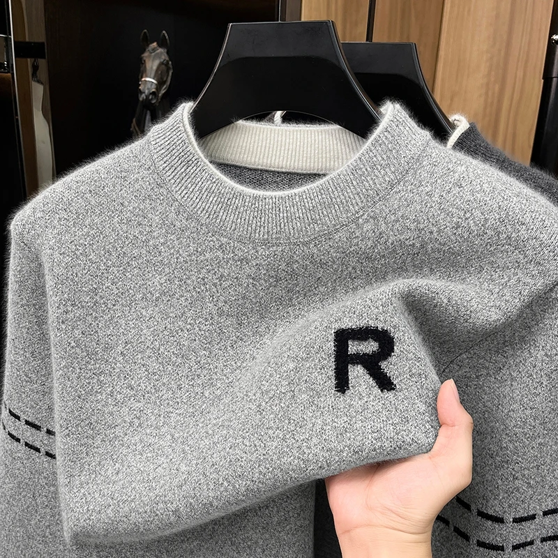 Winter Clothing Brands - Sweater Rajut Lengan Panjang dengan Kerah