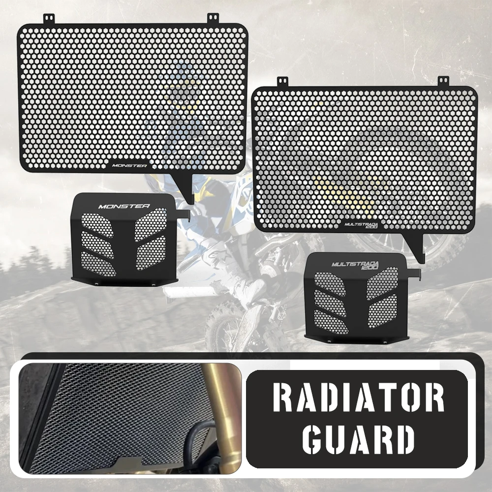 

Для Ducati Multistrada 1200 Gran Turismo 2013 2014, аксессуары для мотоциклов, защита радиатора и защита головки блока цилиндров, полный комплект