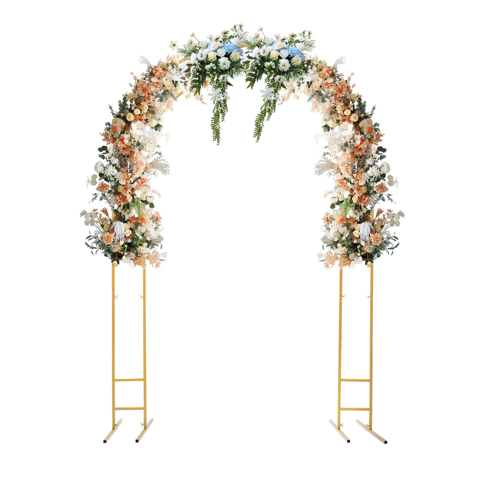 

7.2ft Wedding Arch Stand W/Base Balloon Arch Backdrop Arch For Garden Lawn Backyard Patio Wedding Party Decor