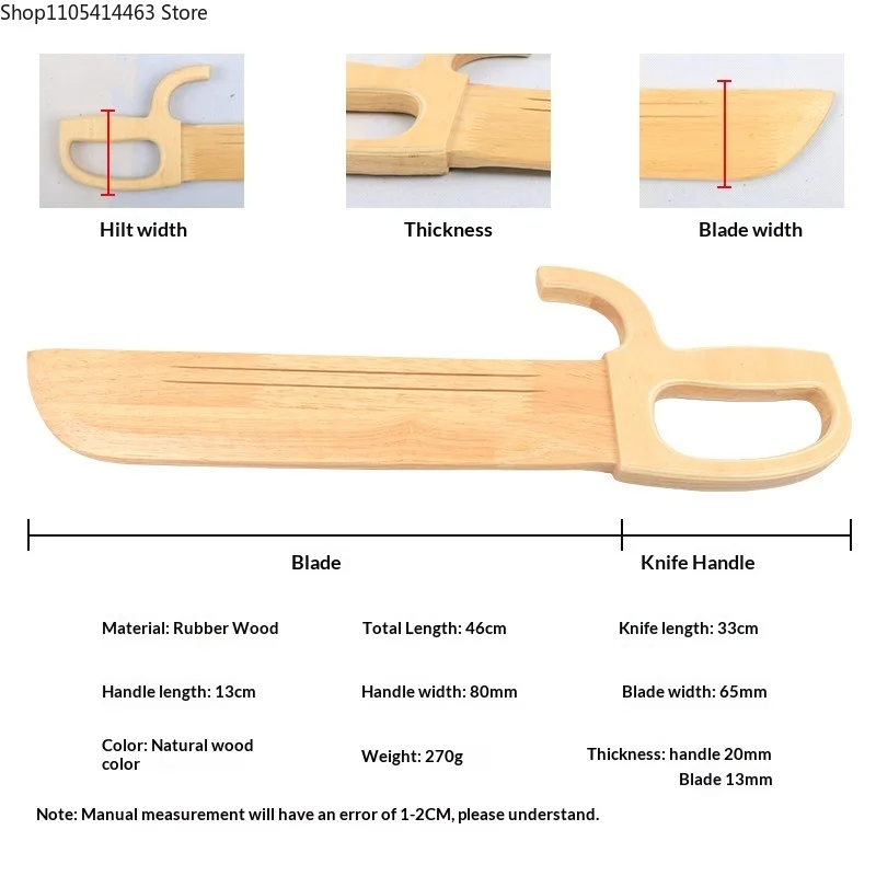 1 Pair Natural Wood Wing Chun Butterfly Swords  Unsharpened  Martial Arts Practice Knives Martial Arts Products