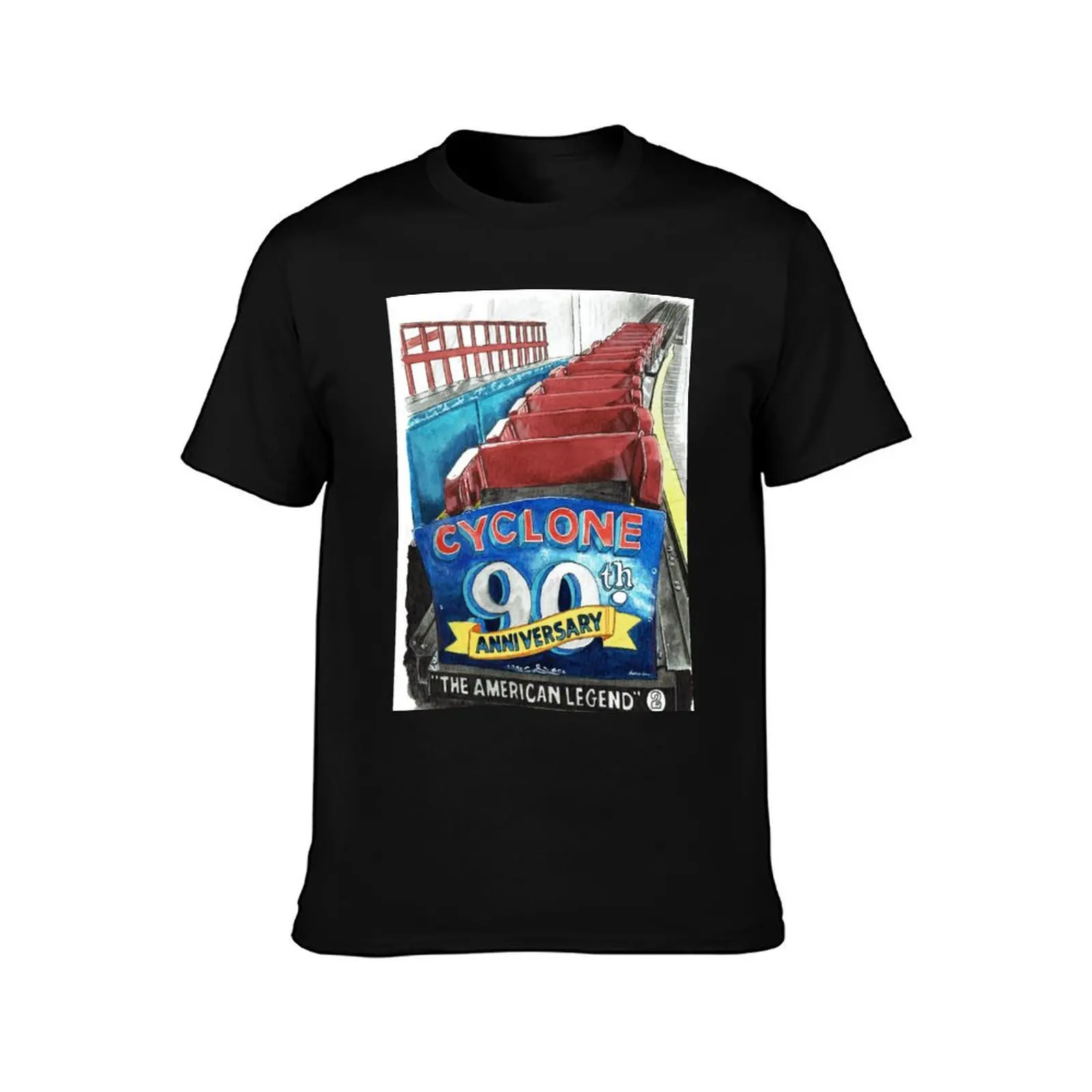 Cyclone Luna Park Coney Islands T-Shirt Modern Style Print T-Shirt