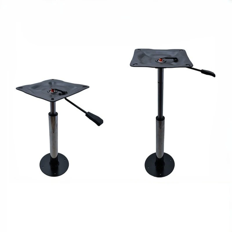 RV Simple Folding Furniture, Rotating Telescopic Support Column, Multifunctional Circular Yacht Table Leg Lifting Bracket