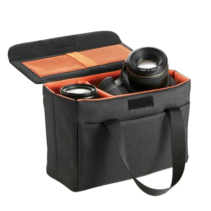 Waterproof Camera Bag Shockproof Partition Padded Case Portable Insert Lens Bags