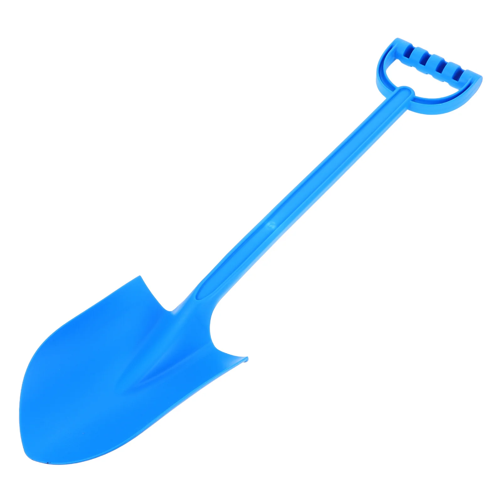 Pala in plastica ispessita resistente per bambini con punta appuntita, perfetta per lo scavo della sabbia, giochi in spiaggia, pala da neve portatile