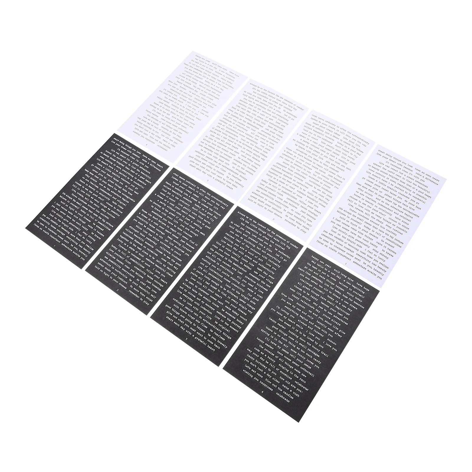 

Retro Text Stickers Inspirational Paper Decals DIY Scrapbook Diary Decorative English Sentences Design Adhesive Craft