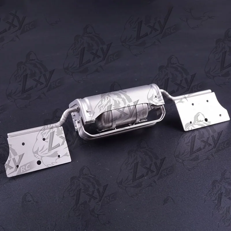 Accesorios de actualización de luz trasera de brazo trasero de tanque de Gas de simulación de Metal a escala 1:14 para camión Tamiya RC SCANIA R730 R620 R470