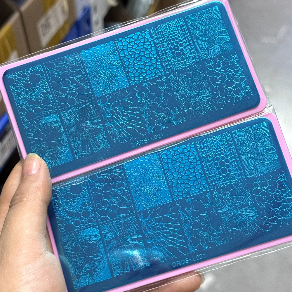 1Pcs Butterfly/Cat/Stripe Nail Stamping Plates 12*6cm Lines Animal Geometric Image Template Plate Mold Nail Stencil Stamp Tools-