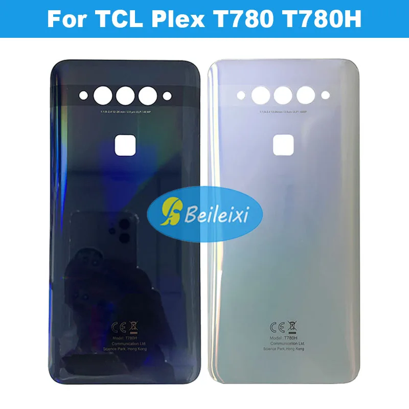 For TCL Plex T780 T780H Battery Back Cover Rear Door Glass Housing Case Protective Durable Battery Cover