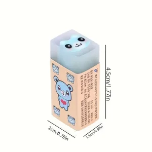 Cao su ngọt ngào -smelling cho trẻ em và sinh viên, cao su hoạt hình sáng tạo, thiết kế động vật đẹp, quà tặng tốt, 3 hoặc 6pcs 10 Sushi cao su bán hàng chính - 7