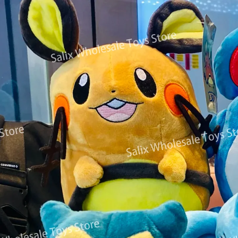 Pokemon Anime Dedenne 25cm Squirtle Pikachu lindo Bulbasaur Peluche de juguete Pokemon muñeca regalo para niños personalizado