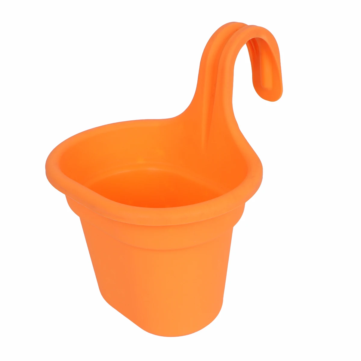 

Hanging Flower Pot Set Wall Mount Baskets Decorative Bucket with Hook Drainable Storage Organizer for Plants Garden