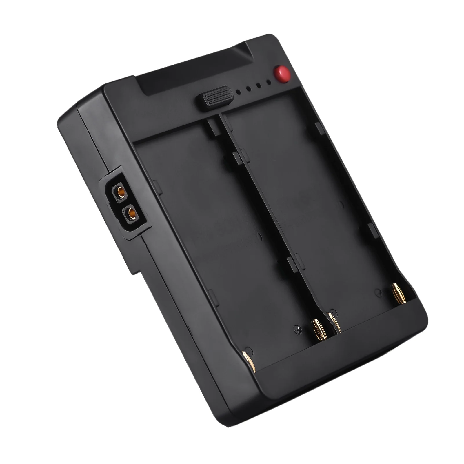 NP-F970 F750 F550 Battery Plate to V-Lock V-Mount Buckle Bracket Adapter with USB-A/ Type-C/ DC/ D-TAP Outputs Np to V Mount