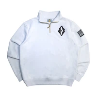 Sudadera Retro Y2K con cuello con cremallera Epstein, jersey con bordado 3D de Quarterzip, Sudadera con capucha, ropa de calle clásica de moda americana para hombres