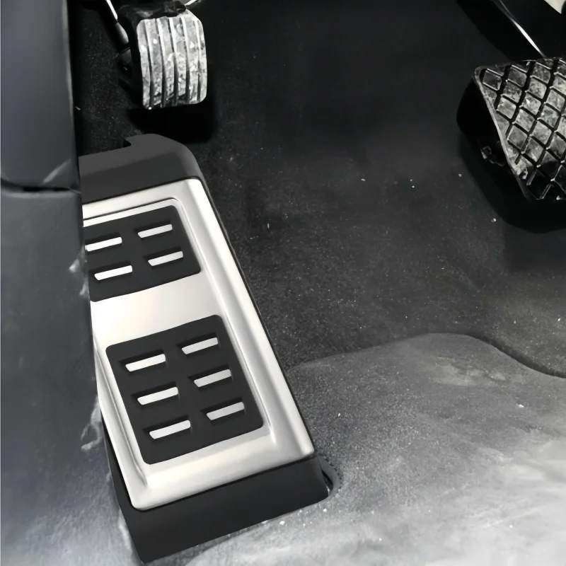 Чехол на автомобильные педали для Audi Q7 SQ7 2006-2015, педаль акселератора, газа, тормоза, подставка для ног, накладка на мертвую педаль, нескользящие аксессуары для интерьера