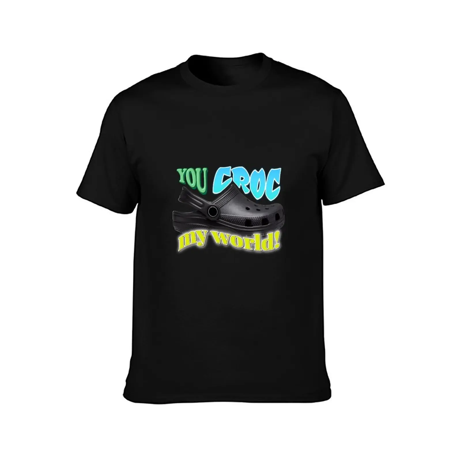 You Croc My World Pun T-Shirt Big Size Short Sleeve Casual Top T-Shirt