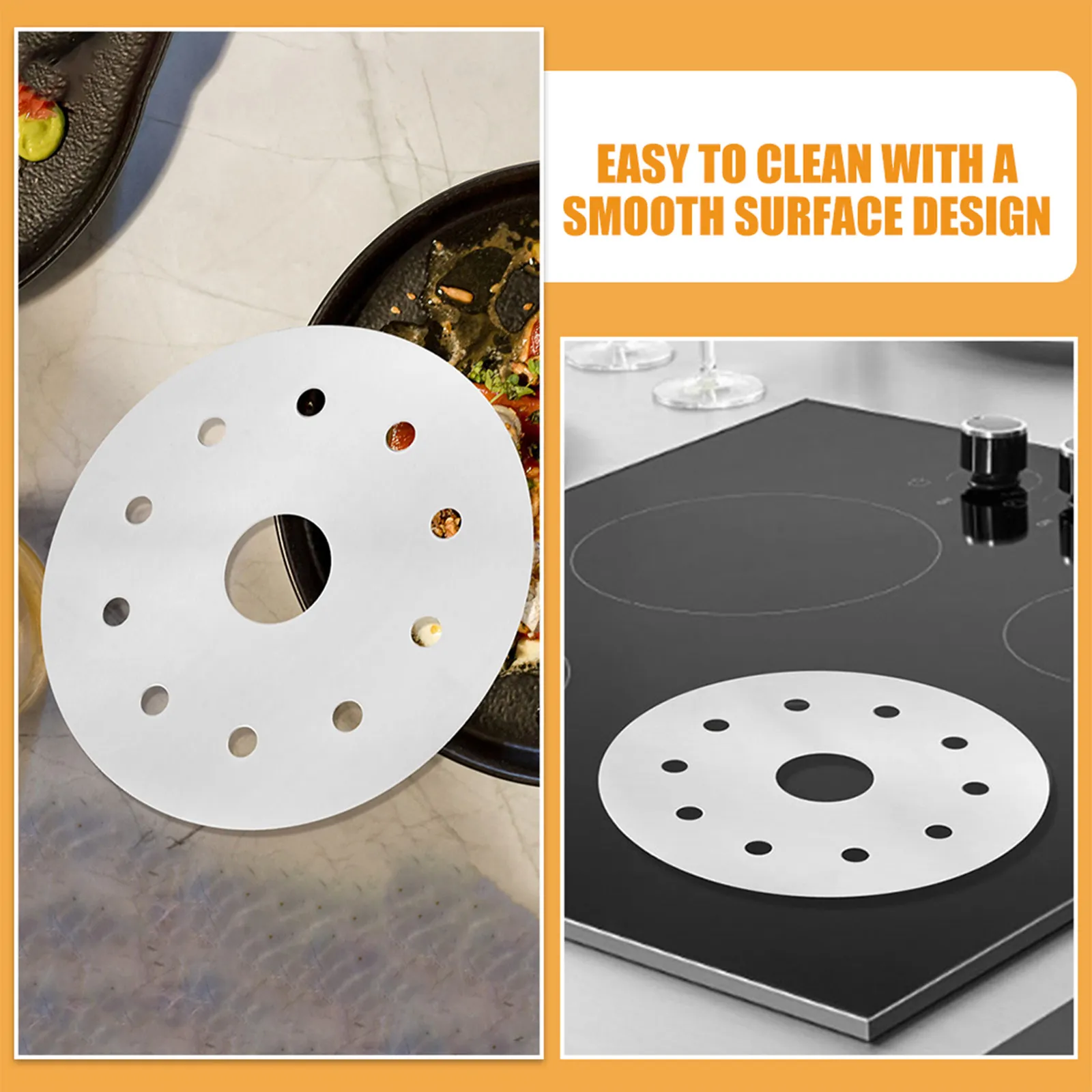 Thermal Guide Plate Heat Diffuser Stainless Steel Conduction Sheet for Cookware Fast Even Heat Transfer Induction Adapter