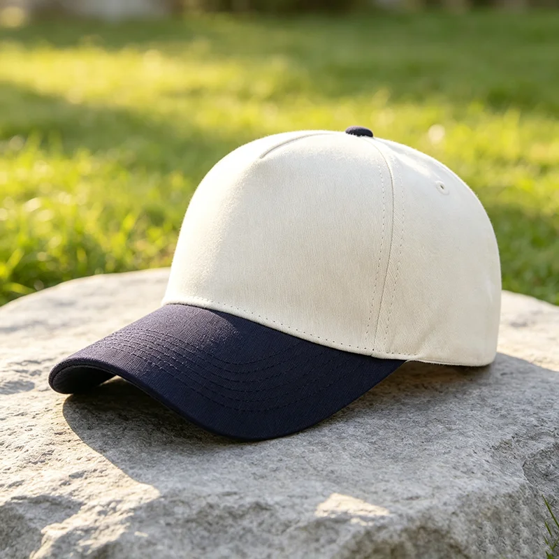 Two Tone Structured 5 Panel Ba - Dad Hat Cotton review and price