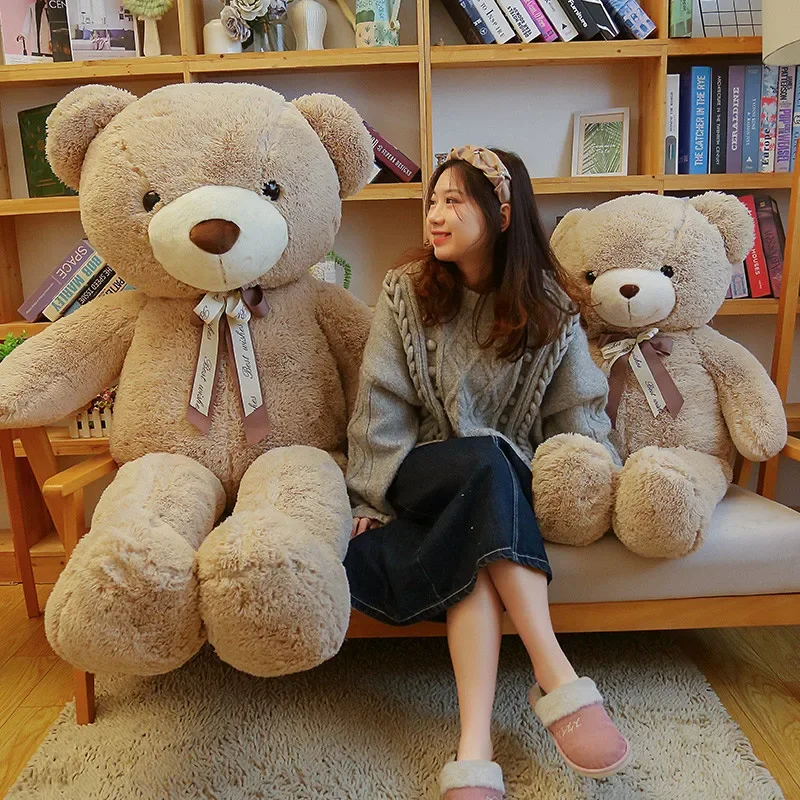 

Giant Milan Teddy Bear Plush Toy Big Size Stuffed Animals Bears Baby Kids Sleeping Doll Pillow for Girls Valentine Day Gifts