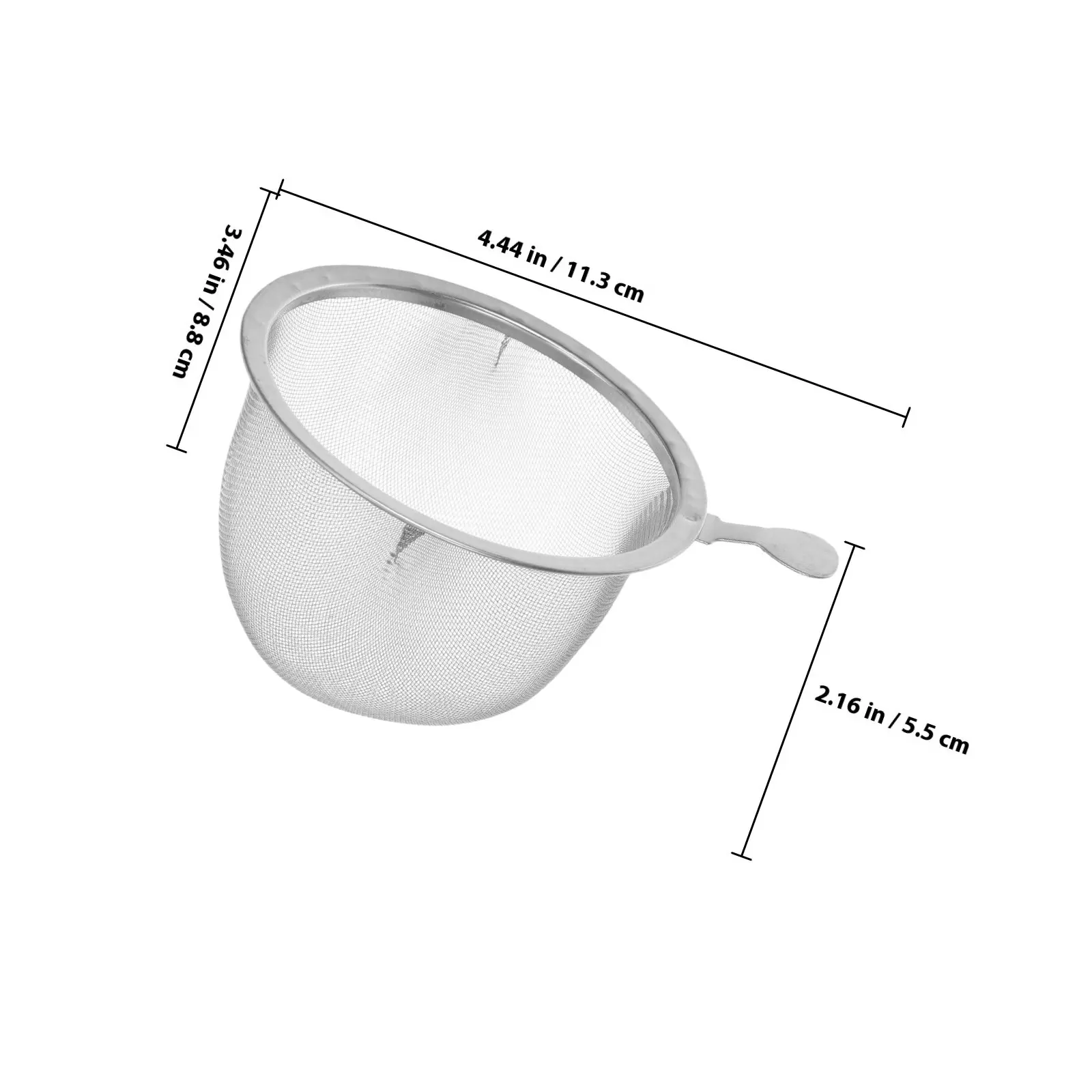 Tea Filter Screen Portable Infuser Loose Steeper Stainless Steel Spice Strainer Leaf