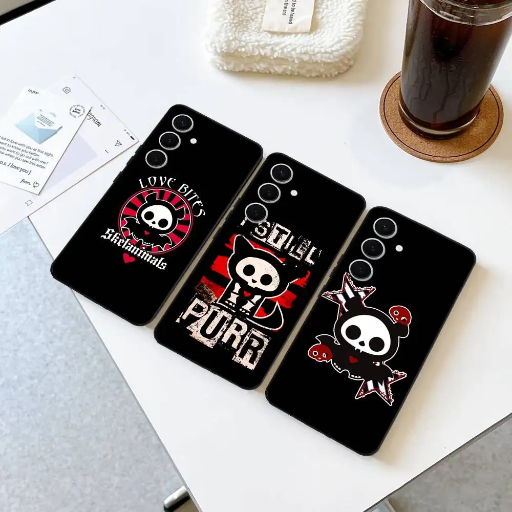 Cute Skelanimals Bet Dog Phone Case For Samsung S 24 fe 25 Ultra plus 20 lite 21 30 22 23 24 22 Ultra 5G Fundas