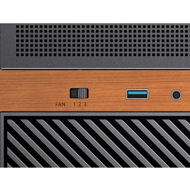 JONSBO N6 NAS-Gehäuse 9, Festplattenposition, Netzwerkspeicherserver, MATX-Desktop-Gehäuse, unterstützt 240 wassergekühlte Dual-Stromversorgung